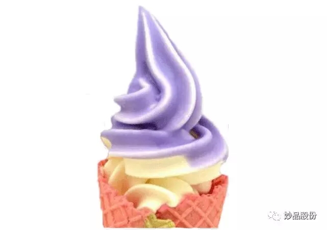 海盐蓝莓脆皮冰淇淋